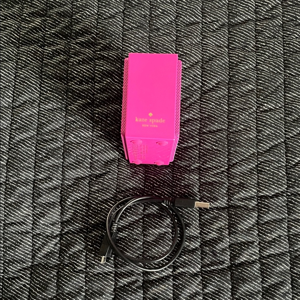 Kate Spade Pink Portable Speaker - Picture 2 of 8